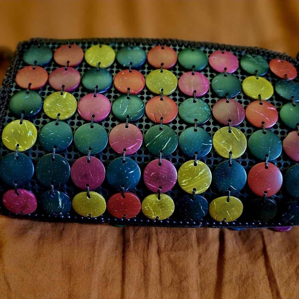 Boho | Color Beaded Crossbody Bag | Boho Earrings - Picture 7 of 7